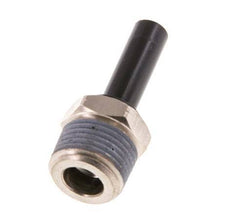 5/16'' x 3/8'' NPT Plug-in Fitting with Male Threads Brass/PBT NBR [2 Pieces]