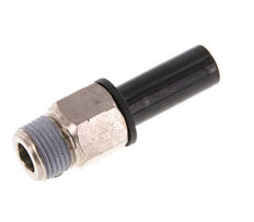 3/8'' x 1/2'' NPT Plug-in Fitting with Male Threads Brass/PBT NBR [2 Pieces]