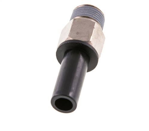 3/8'' x 1/2'' NPT Plug-in Fitting with Male Threads Brass/PBT NBR [2 Pieces]