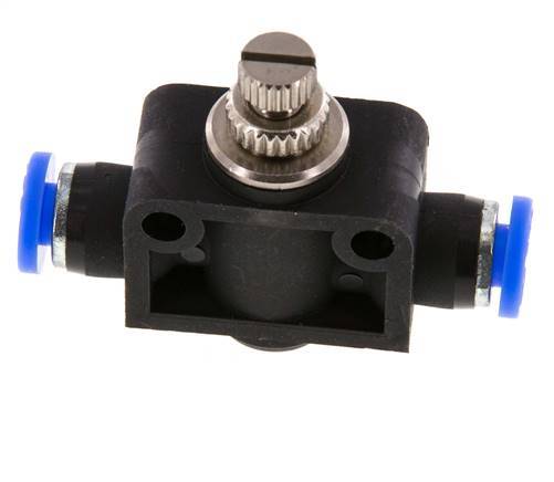 Flow Control Silencer Straight 3/16 inch (4.76 mm) Brass/PBT