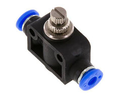 Flow Control Silencer Straight 3/16 inch (4.76 mm) Brass/PBT