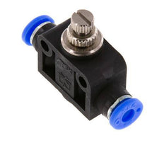 Flow Control Silencer Straight 3/16 inch (4.76 mm) Brass/PBT