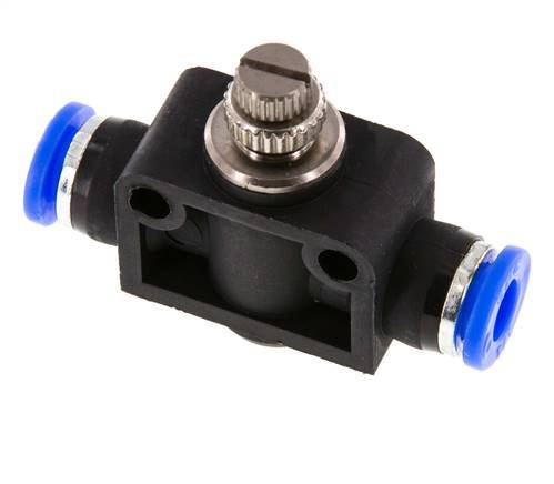 Flow Control Silencer Straight 1/4 inch (6.35 mm) Brass/PBT