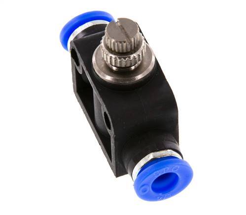 Flow Control Silencer Straight 1/4 inch (6.35 mm) Brass/PBT