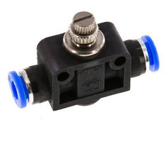 Flow Control Silencer Straight 1/4 inch (6.35 mm) Brass/PBT