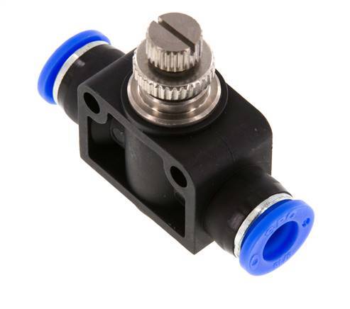 Flow Control Silencer Straight 5/16 inch (7.94 mm) Brass/PBT