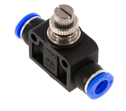 Flow Control Silencer Straight 5/16 inch (7.94 mm) Brass/PBT