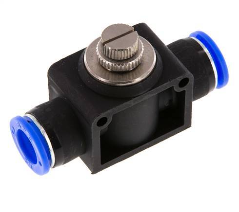 Flow Control Silencer Straight 1/2 inch (12.7 mm) Brass/PBT