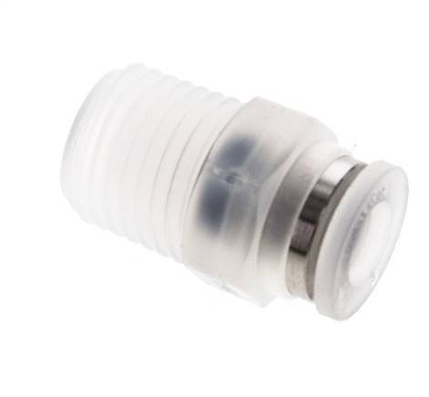 6mm x R1/4'' Push-in Fitting with Male Threads PA EPDM/PTFE