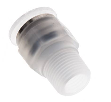 12mm x R3/8'' Push-in Fitting with Male Threads PA EPDM/PTFE