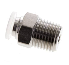 12mm x R1/2'' Push-in Fitting with Male Threads Stainless Steel/PA EPDM/PTFE