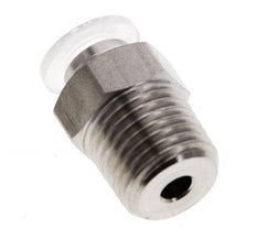 12mm x R1/2'' Push-in Fitting with Male Threads Stainless Steel/PA EPDM/PTFE