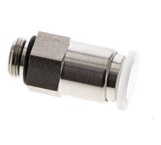 8mm x G1/8'' Push-in Fitting with Male Threads PA/Stainless Steel EPDM