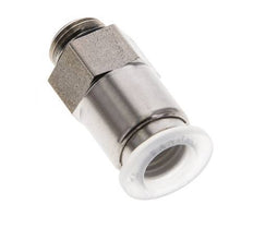 8mm x G1/8'' Push-in Fitting with Male Threads PA/Stainless Steel EPDM