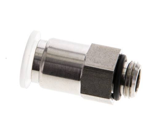 8mm x G1/8'' Push-in Fitting with Male Threads PA/Stainless Steel EPDM