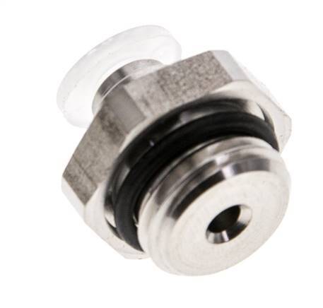 4mm x G1/4'' Push-in Fitting with Male Threads PA/Stainless Steel EPDM