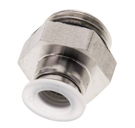 10mm x G1/2'' Push-in Fitting with Male Threads PA/Stainless Steel EPDM