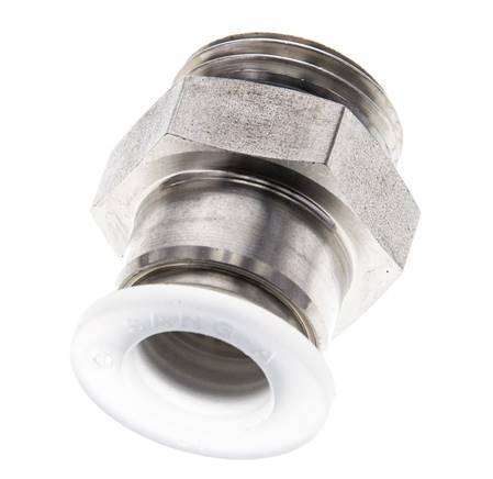 12mm x G1/2'' Push-in Fitting with Male Threads PA/Stainless Steel EPDM