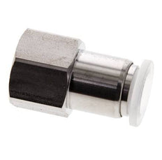 10mm x G3/8'' Push-in Fitting with Female Threads Stainless Steel/PA EPDM/PTFE