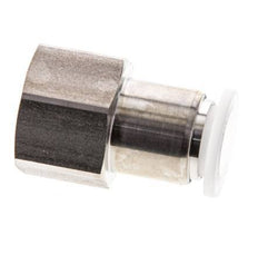 12mm x G1/2'' Push-in Fitting with Female Threads Stainless Steel/PA EPDM/PTFE