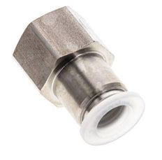 12mm x G1/2'' Push-in Fitting with Female Threads Stainless Steel/PA EPDM/PTFE