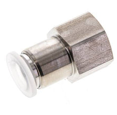 12mm x G1/2'' Push-in Fitting with Female Threads Stainless Steel/PA EPDM/PTFE