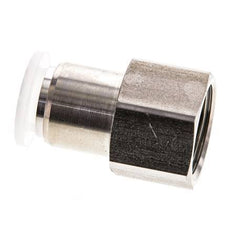 12mm x G1/2'' Push-in Fitting with Female Threads Stainless Steel/PA EPDM/PTFE
