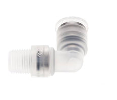6mm x R1/8'' 90deg Elbow Push-in Fitting with Male Threads PA EPDM/PTFE Rotatable