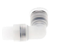12mm x R3/8'' 90deg Elbow Push-in Fitting with Male Threads PA EPDM/PTFE Rotatable