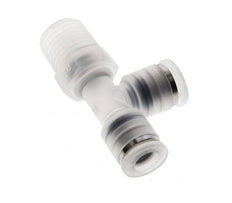 6mm x R1/4'' Right Angle Tee Push-in Fitting with Male Threads PA EPDM FDA Rotatable