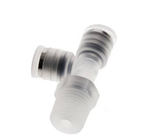 6mm x R1/4'' Right Angle Tee Push-in Fitting with Male Threads PA EPDM FDA Rotatable