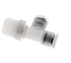 10mm x R1/2'' Right Angle Tee Push-in Fitting with Male Threads PA EPDM FDA Rotatable