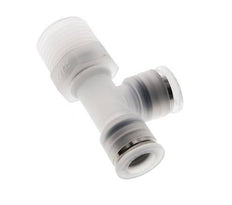 10mm x R1/2'' Right Angle Tee Push-in Fitting with Male Threads PA EPDM FDA Rotatable