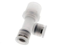 10mm x R1/2'' Right Angle Tee Push-in Fitting with Male Threads PA EPDM FDA Rotatable