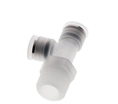 10mm x R1/2'' Right Angle Tee Push-in Fitting with Male Threads PA EPDM FDA Rotatable