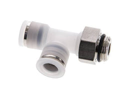 10mm x G3/8'' Right Angle Tee Push-in Fitting with Male Threads PA/Stainless Steel EPDM FDA Rotatable