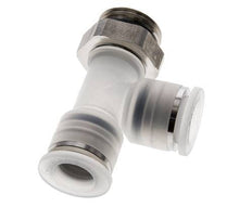 12mm x G1/2'' Right Angle Tee Push-in Fitting with Male Threads PA/Stainless Steel EPDM FDA Rotatable