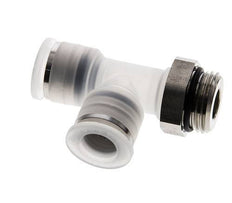 12mm x G1/2'' Right Angle Tee Push-in Fitting with Male Threads PA/Stainless Steel EPDM FDA Rotatable