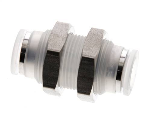 8mm Push-in Fitting PA EPDM/PTFE Bulkhead