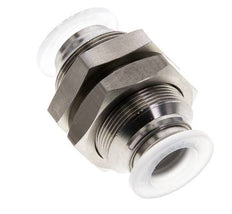 12mm Push-in Fitting Stainless Steel/PA EPDM/PTFE Bulkhead