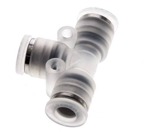 6mm Tee Push-in Fitting PA EPDM FDA