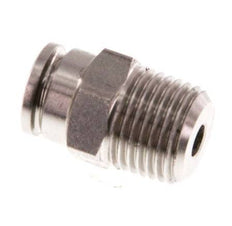 4mm x R1/8'' Push-in Fitting with Male Threads Stainless Steel FKM