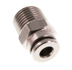 4mm x R1/8'' Push-in Fitting with Male Threads Stainless Steel FKM