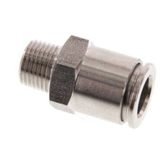 8mm x R1/8'' Push-in Fitting with Male Threads Stainless Steel FKM