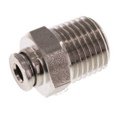 4mm x R1/4'' Push-in Fitting with Male Threads Stainless Steel FKM