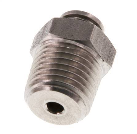 4mm x R1/4'' Push-in Fitting with Male Threads Stainless Steel FKM