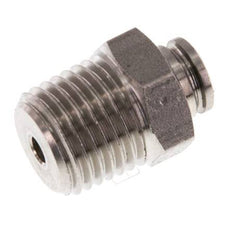 4mm x R1/4'' Push-in Fitting with Male Threads Stainless Steel FKM