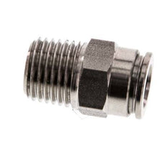 8mm x R1/4'' Push-in Fitting with Male Threads Stainless Steel FKM