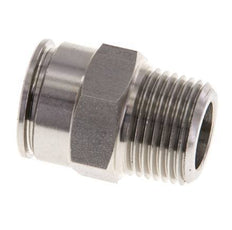 12mm x R3/8'' Push-in Fitting with Male Threads Stainless Steel FKM