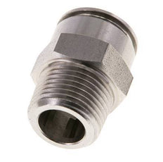 12mm x R3/8'' Push-in Fitting with Male Threads Stainless Steel FKM